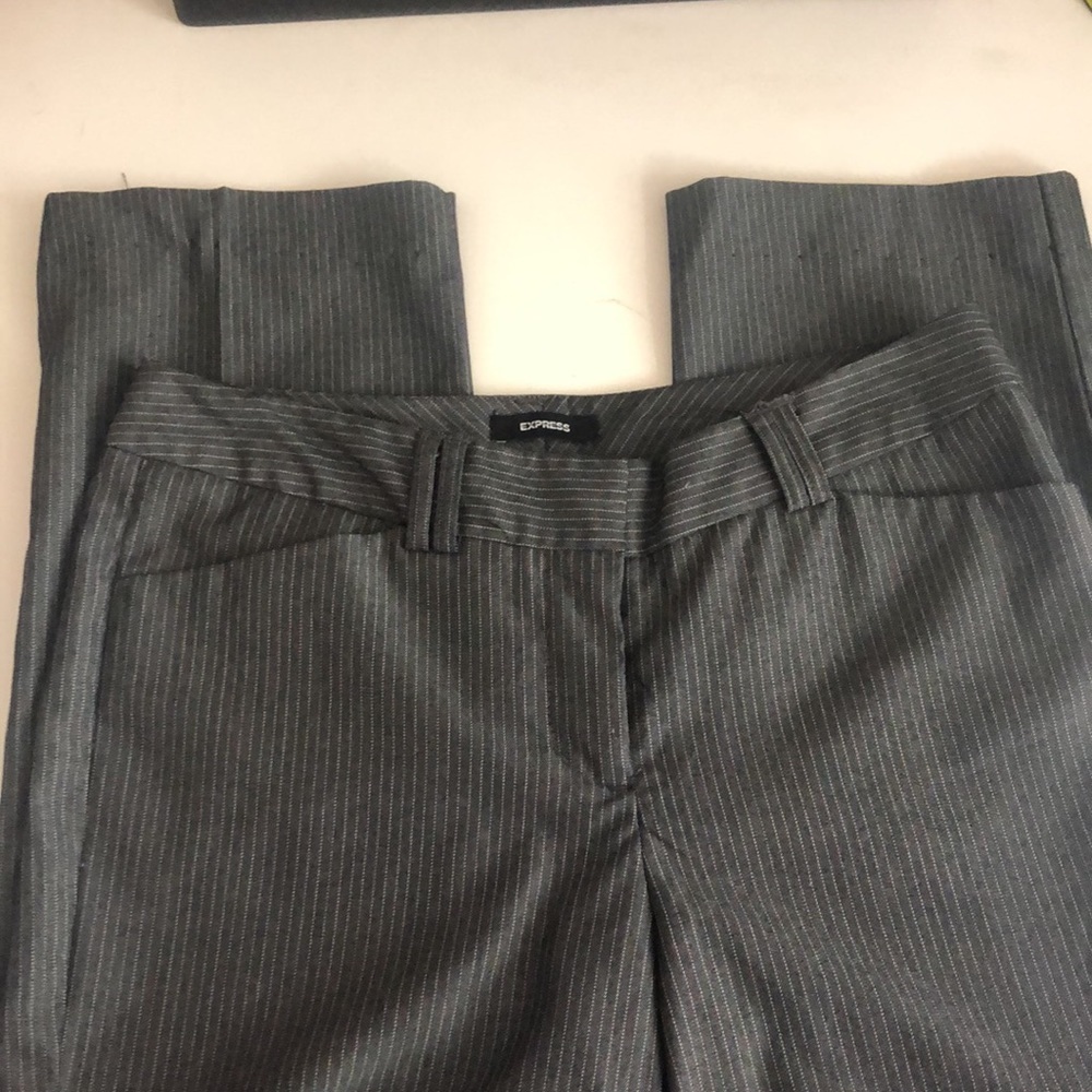 Express Editor Gray, Size 6, Pants With Straight … - image 5